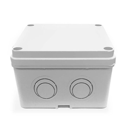 Doza legatura patrata 110x110x74 PT IP65 alb cu presetupe [1]