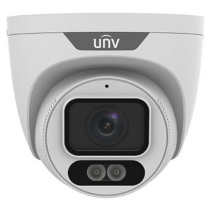 Camera supraveghere IP 4MP, lentila 2.8mm, lumina alba 30m, microfon, slot card, PoE, ColorHunter - UNV IPC3624LE-ADF28K-WL [1]