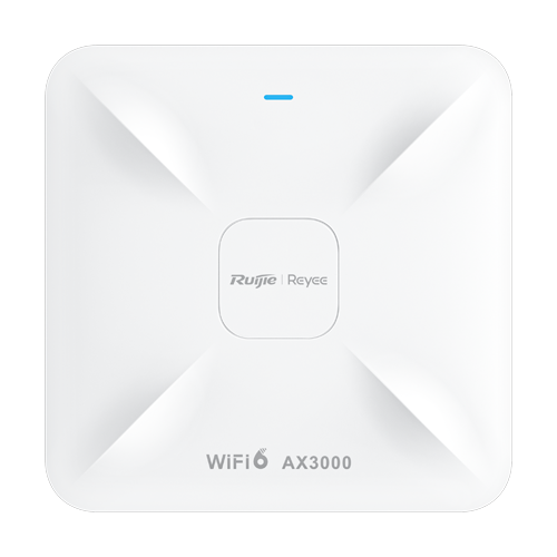 Access Point Wireless AX3000 Dual-Band, Wi-Fi 6, 1x RJ45 2.5G, 1x RJ45 1G, Cloud Management - Ruijie RG-RAP2260