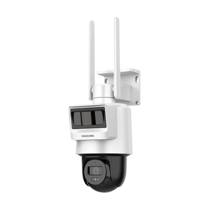 Camera PT IP, 4MP, 4G, 2.8mm, IR 30m, Audio, PIR+Radar, Panou solar, Acumulator - Hikvision DS-2DE2C400IWG-K-4G-C09S20-2.8mm [1]