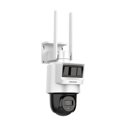 Camera PT IP, 4MP, 4G, 2.8mm, IR 30m, Audio, PIR+Radar, Panou solar, Acumulator - Hikvision DS-2DE2C400IWG-K-4G-C05S10-2.8mm [1]