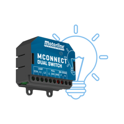 Modul comanda lumini - MOTORLINE MCONNECT-DUAL-SWITCH [1]