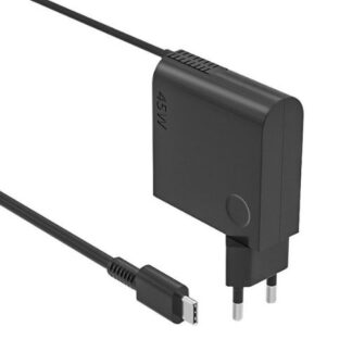 Incarcator Fast Charge USB type C, 45W, Cablu 1m, compatibil Samsung, Huawei si iPhone, Negru [1]