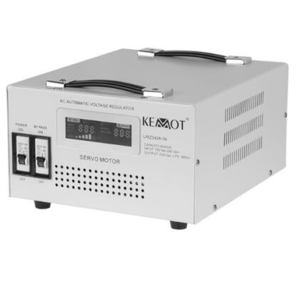 Stabilizator tensiune servomotor monofazat 2 prize 5KVA - Kemot URZ3426-5K [1]