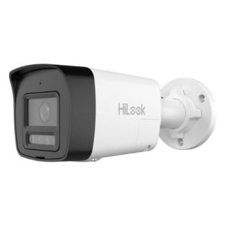 Camera IP 4MP, lentila 2.8mm, PoE, IR 30m, lumina alba 30m, microfon si difuzor, IP67, alarma, slot pentru MicroSD - Hikvision HiLook IPC-B140HAP-LUF/SL