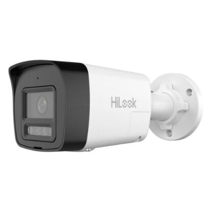 Camera IP 4MP, lentila 2.8mm, PoE, IR 30m, lumina alba 30m, microfon si difuzor, IP67, alarma, slot pentru MicroSD - Hikvision HiLook IPC-B140HAP-LUF/SL [1]