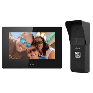 Kit videointerfon hibrid IP, 2MP, 1 familie, Wi-Fi, PoE, touchscreen, ecran 7 inch - Hikvision HiLook VI-K23P [1]