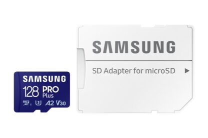 Card de Memorie SAMSUNG  MicroSDHC PRO PLUS 128GB, Class10/Grade 3 adapter UHS-I MB-MD128DA/EU [1]