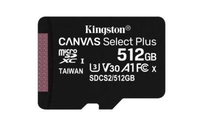 Card de memorie MicroSD 512GB, Adaptor SD, Class 10 - Kingston Select Plus [1]