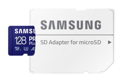 Card de Memorie SAMSUNG  MicroSDHC PRO PLUS 128GB, Class10/Grade 3 adapter UHS-I MB-MD128DA/EU [1]