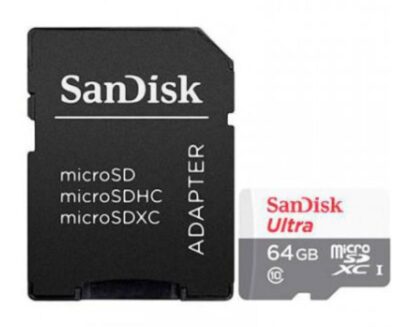 Card de Memorie SanDisk MicroSDHC, 64GB, Adaptor SD, Class 10 [1]