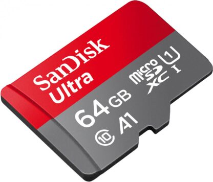 Card de Memorie Micro 64GB, clasa 10, include adaptor SD - SanDisk SDSQUAB-064G-GN6MA [1]