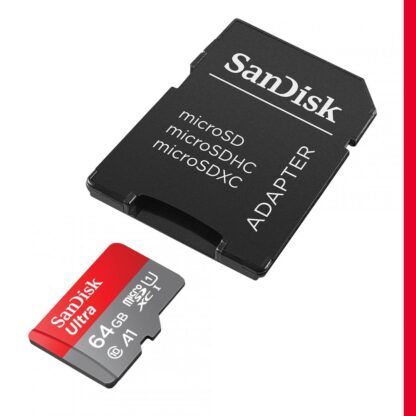 Card de Memorie Micro 64GB, clasa 10, include adaptor SD - SanDisk SDSQUAB-064G-GN6MA [1]