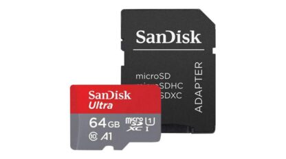 Card de Memorie Micro 64GB, clasa 10, include adaptor SD - SanDisk SDSQUAB-064G-GN6MA [1]