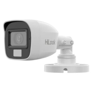 Camera, Hikvision HiLook, HDTVI, 5MP 3K, lentila 2.8mm, IR 20m, lumina alba 20m, microfon, IP66 - THC-B157-LPS