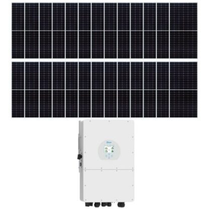 Kit fotovoltaic High Voltage 15kW, Invertor Hibrid Trifazat BMS DEYE SUN-15K-SG01HP3-EU-AM2, 28 panouri 550W Vendato Solar [1]