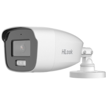 Camera, HDTVI, Hikvision HiLook, 2MP, lentila 2.8mm, Smart Hybrid Light, Lumina Alba 40m, IR 40m, microfon, IP66 - THC-B227-LMS [1]