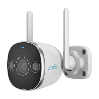 Camera IP WiFI, 3MP, lentila 2.8mm, IR 20m, Lumina Alba 10m, Audio bidirectional, Slot card SD, IP67- Uniarch Uho-B2D-M3F3D