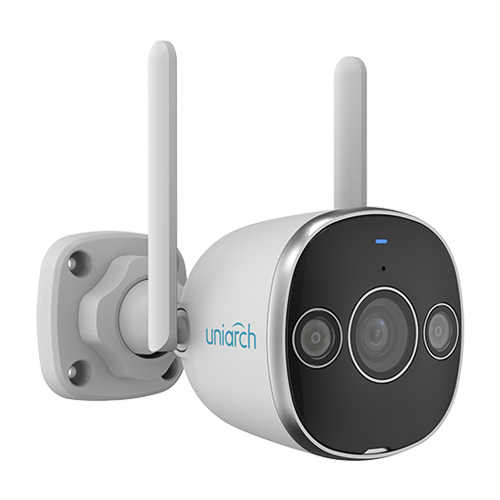 Camera IP WiFI, 3MP, lentila 2.8mm, IR 20m, Lumina Alba 10m, Audio bidirectional, Slot card SD, IP67- Uniarch Uho-B2D-M3F3D - 2 | YEO