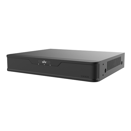 NVR 4K, 4 canale max. 16MP, VCA, Ultra H.265, 1xSATA - UNV NVR501-04B - 1 | YEO