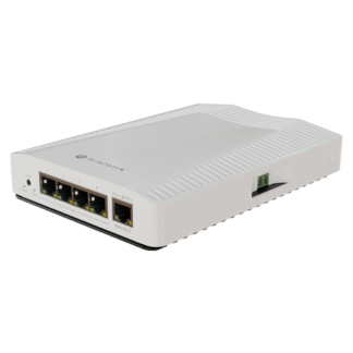 Router 4 porturi 10G, 1 port 1G, sina DIN - MikroTik CRS304-4XG-IN [1]