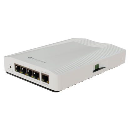 Router 4 porturi 10G, 1 port 1G, sina DIN - MikroTik CRS304-4XG-IN [1]