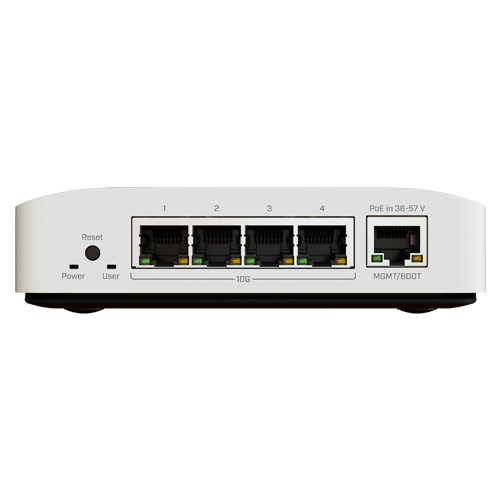 Router 4 porturi 10G, 1 port 1G, sina DIN - MikroTik CRS304-4XG-IN - 1 | YEO