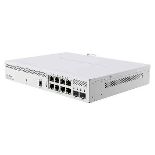 Switch, 8 x Gigabit PoE, 2 x SFP+ 10Gbps, Management - MikroTik CSS610-8P-2S+IN - 1 | YEO