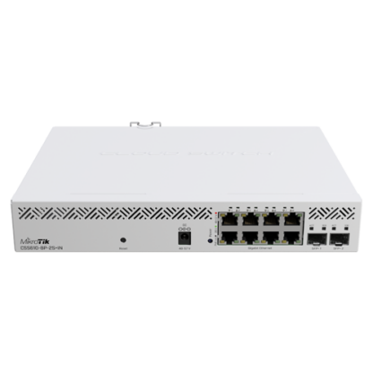 Switch, 8 x Gigabit PoE, 2 x SFP+ 10Gbps, Management - MikroTik CSS610-8P-2S+IN [1]