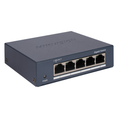 Switch 5 porturi Gigabit carcasa metal 10 Gbps - HIKVISION DS-3E0505-O [1]