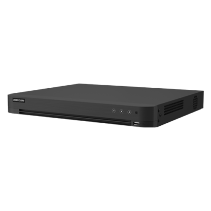 DVR HIKVISION AcuSense 32 canale max 3K, 8 canale IP max. 6MP, AUDIO 'over coaxial', 1U, 2xSATA - iDS-7232HQHI-M2-XT [1]