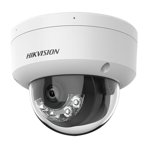 Camera IP, 6MP, AcuSense, lentila 2.8mm, IR 30m, WL 30m, 2xMic, Alarma, IK10 - HIKVISION DS-2CD2163G2-LIS2U-2.8mm - 1 | YEO