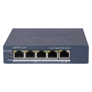 Switch 4 porturi Gigabit PoE, 1 port Uplink, Management - HIKVISION DS-3E1505P-EI [1]