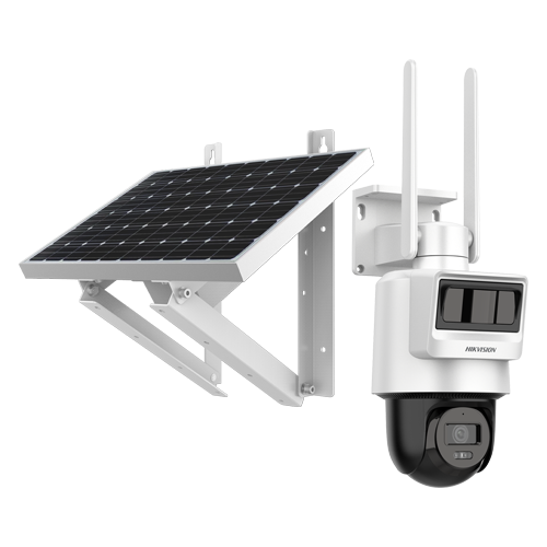 Camera PT IP, 2MP, 4G, 2.8mm, IR 30m, Audio, PIR+Radar, Panou solar, Acumulator - HIKVISION DS-2DE2C200IWG-K-4G-C05S10-2.8mm