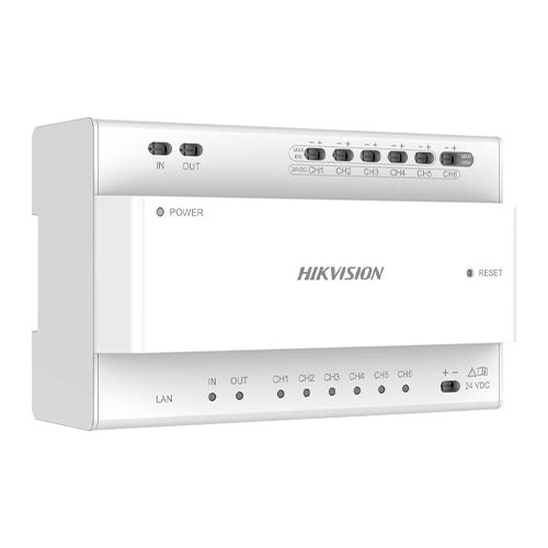 Distribuitor Video/Audio 2 fire pentru 6 posturi - HIKVISION DS-KAD706Y