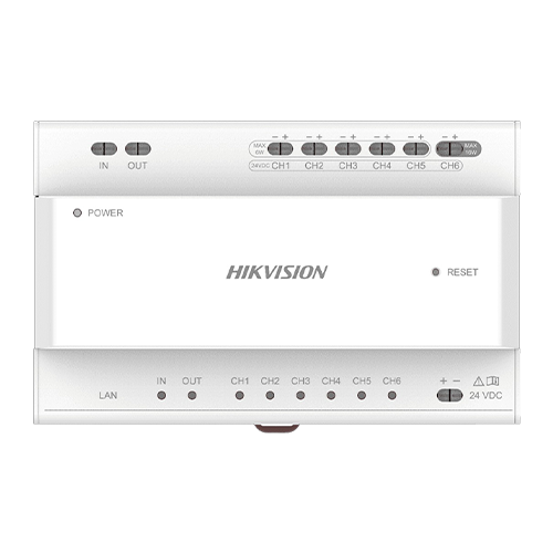 Distribuitor Video/Audio 2 fire pentru 6 posturi - HIKVISION DS-KAD706Y - 1 | YEO