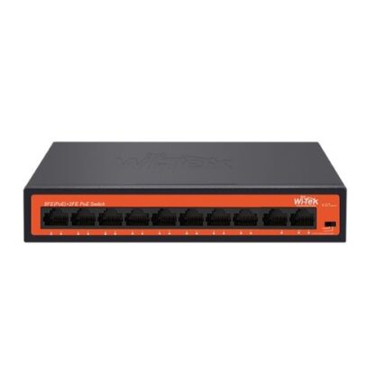 Switch Wi-Tek, 8 x 10/100Mbps PoE, 2 x 10/100Mbps RJ45, capacitate 2Gbps - PS210H [1]