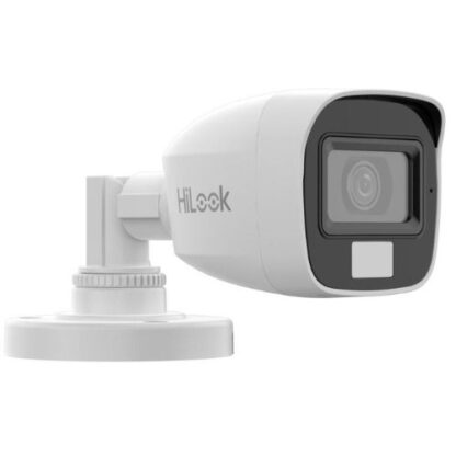 Camera TurboHD Hikvision HiLook, Audio, Smart-Hybrid light, IR 20m, Lumina Alba 20m, Lentila 2.8mm, IP66 - THC-B127-LPS [1]