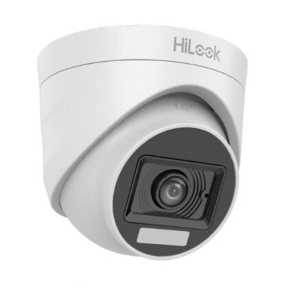 Camera de supraveghere interior HDTVI, Hikvision HiLook, 2MP FULL HD, IR 20m, Lumina Alba 20m, Audio- THC-T127-LPS [1]