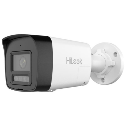 Camera supraveghere IP Hikvision HiLook IPC-B140HA-LUF/SL, 4MP, iluminare duala 30m, 2.8mm, microfon, difuzor, slot microSD, PoE, IP67 [1]