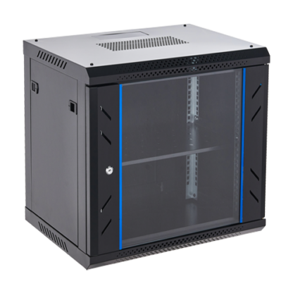 Rack perete 12U 19' 600x450, negru, seria economica - ASYTECH Networking ASY-12U-6045WL [1]