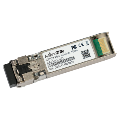 Modul SFP/SFP+/SFP28, 1/10/25G, SM, 10Km, 1310nm, Dual LC-connector - MikroTik XS+31LC10D [1]