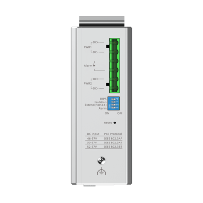 Switch industrial 3 x RJ45 1G PoE+, 1 x RJ45 1G PoE++, 2 x SFP, L2 Cloud Management - Ruijie RG-NIS2100-4GT2SFP-HP [1]