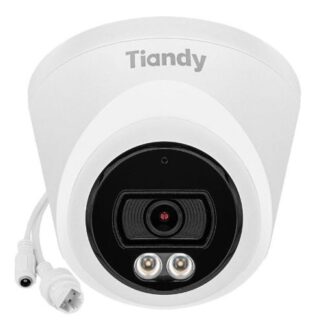 Camera IP Color Maker Turret Tiandy, 4MP, Lentila 2.8mm, LED 15m, Microfon, MicroSD, PoE, IP66 - TC-C34XP-WEY-28