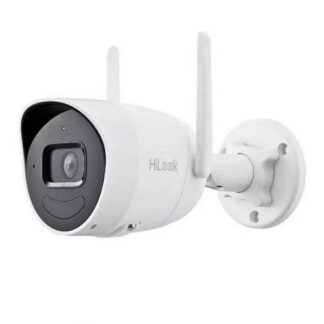 Camera supraveghere IP Wi-Fi Hikvision HiLook IPC-B140HA-D/W(W), 4 MP, IR 30m, EXIR 2.0, microfon si difuzor, slot card MicroSD, IP66