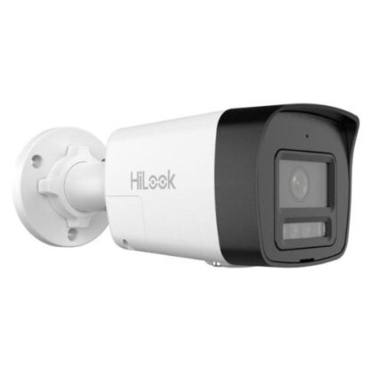 Camera IP Hikvision HiLook, 8 MP, Lentila 2.8 mm, Iluminare duala, PoE, IP67, Microfon, Difuzor - IPC-B180HAP-LUF/SL [1]