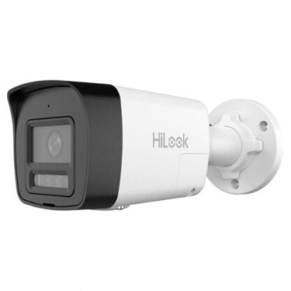 Camera IP Hikvision HiLook, 8 MP, Lentila 2.8 mm, Iluminare duala, PoE, IP67, Microfon, Difuzor - IPC-B180HAP-LUF/SL [1]