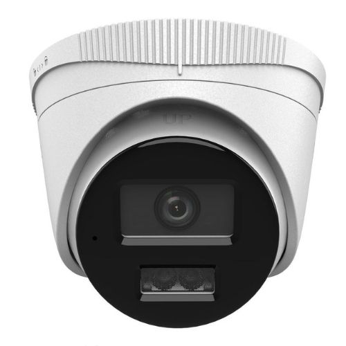 Camera IP HiLook 8MP, lentila 2.8mm, iluminare duala 30m, microfon, PoE, IP67 - IPC-T280HA-LU