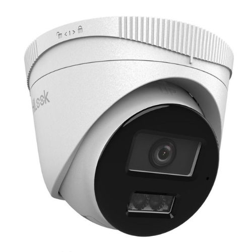 Camera IP HiLook 8MP, lentila 2.8mm, iluminare duala 30m, microfon, PoE, IP67 - IPC-T280HA-LU - 1 | YEO