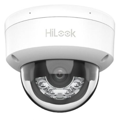 Camera IP antivandal HiLook, 6MP, Lentila 2.8mm, Iluminare duala 30m, Microfon, PoE, IP67 - IPC-D160HA-LU [1]